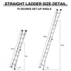 Versatile Lift Ladder with Wheels