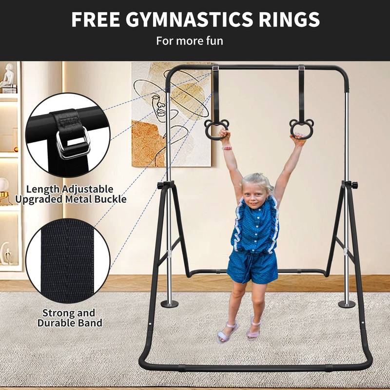 Bear Ring Gymnastics Bar for Kids