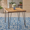 Zion Wood & Metal Blend Table