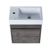 Elegant Wall-Mounted Vanity with Soft-Close Cabinet and Sleek Sink