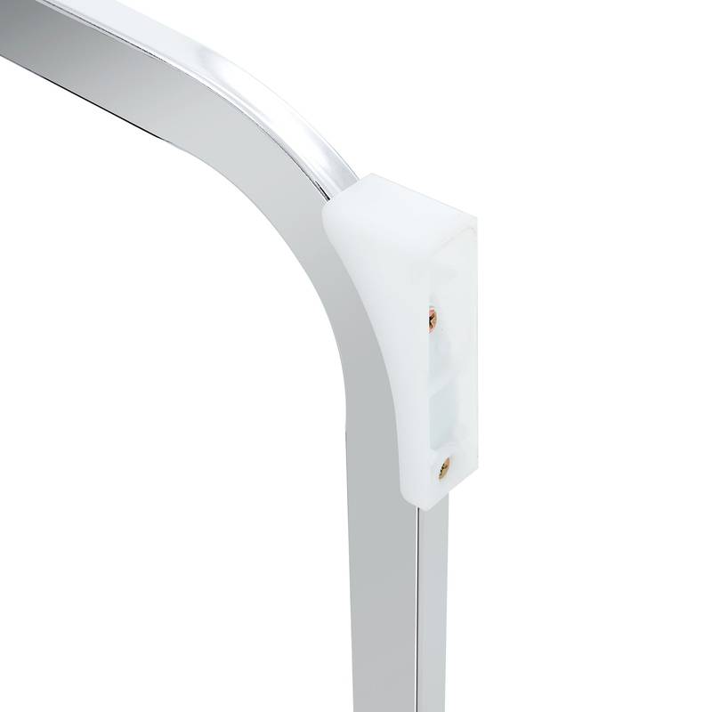 Chic White Curve Dining Chairs - Set of 4