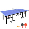 Portable Fun: Mid-Size Table Tennis Set with Net & Paddles