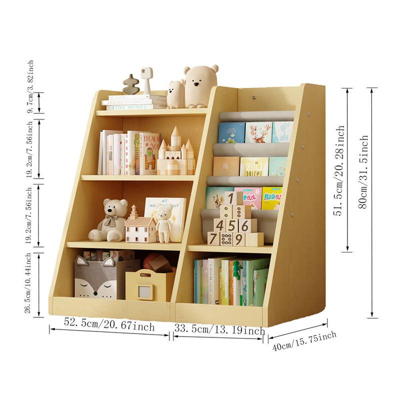 Cozy Wooden Book Nook for Kids