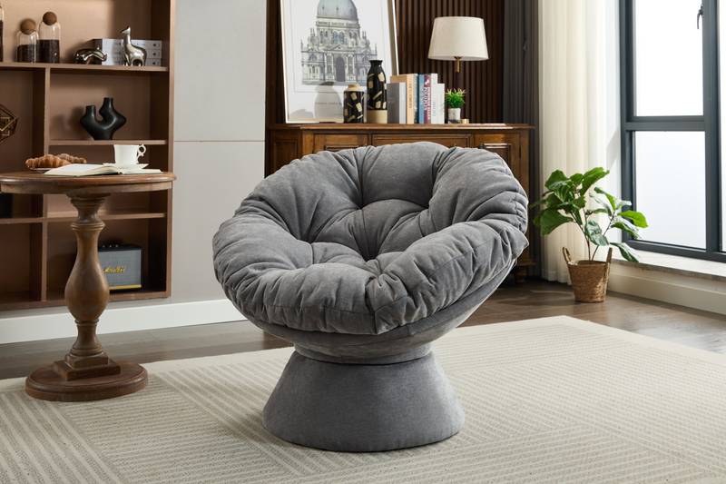 Cozy Swivel Barrel Chair