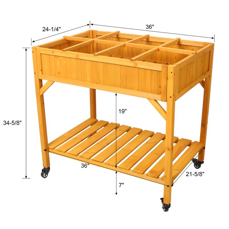 Herb Haven Mobile Garden Bed