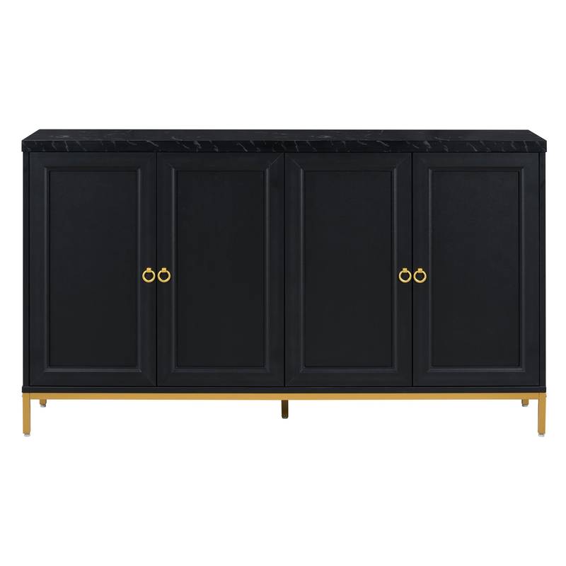 Stylish Black Sideboard with Ample Storage
