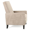 Luxe Linen Push-Back Chair