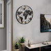 Vintage-Inspired World Map Wall Clock