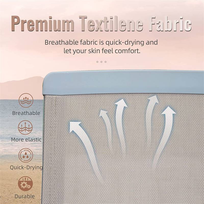 Sunshine Set: Adjustable Lounge Chairs & Side Table for Ultimate Relaxation