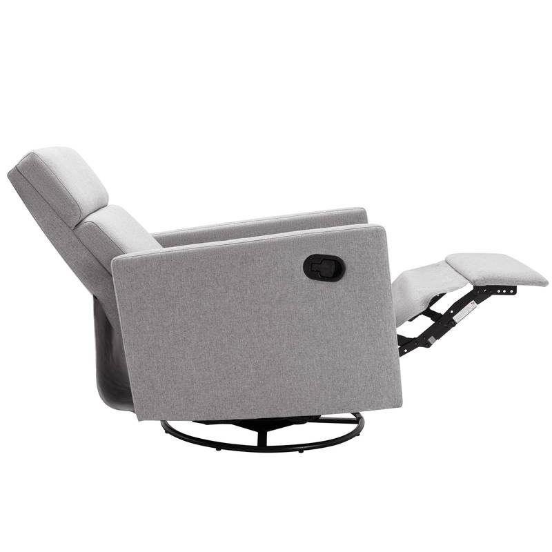 Cozy Gray Rocking Nursery Chair