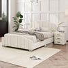 Lavish Velvet Bedroom Set with Tufted Bed & Chic Nightstands