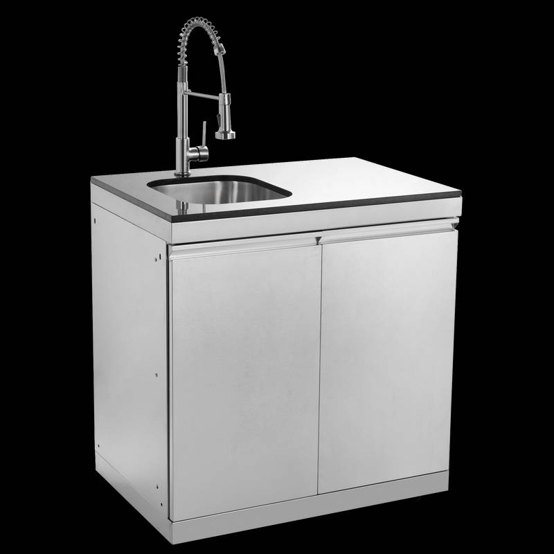 Ultimate Outdoor BBQ Island with Wine Cooler & Storage