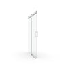 Sleek Soft-Close Frameless Shower Door in Brushed Nickel