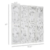 Chic White Folding Room Divider