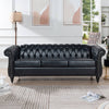 Chic Black Chesterfield Sofa