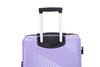 Lightweight Purple Luggage Set with Spinner Wheels