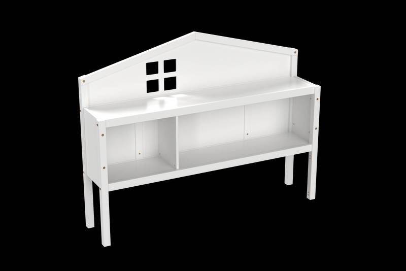 Montessori White Headboard for Full Beds - Customizable Style!