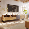 Sleek TV Stand with Ample Storage for Ultimate Entertainment