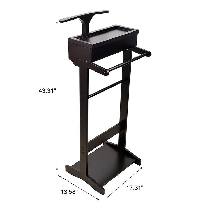 Stylish Portable Clothes Rack with Storage