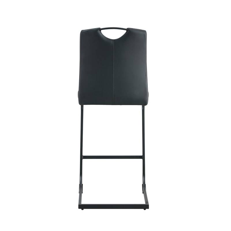 Sleek Black Barstool Duo