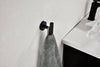 Sleek Black Wall Hooks - No Drill, Stylish & Functional!