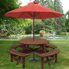Spacious Wooden Picnic Table for Outdoor Fun