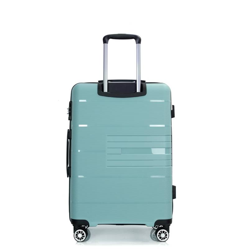 Light Green Hardshell Luggage Set with Spinner Wheels and TSA Lock