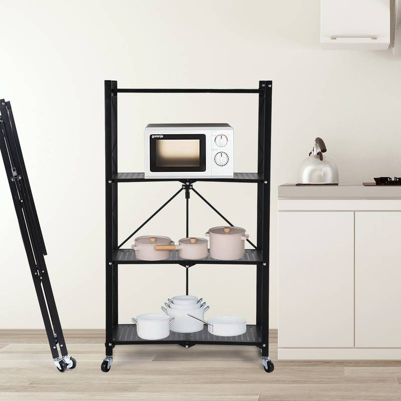 SmartFold Heavy-Duty Rolling Storage Rack