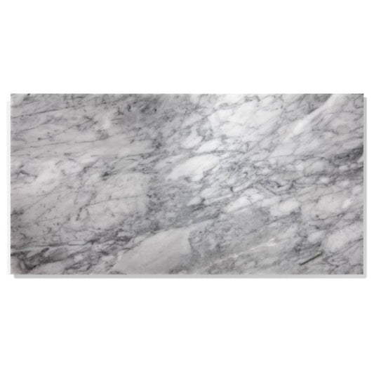 Elegant Gray Carrara Marble Tile