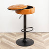 Stylish Swivel Bar Stools - Set of Two