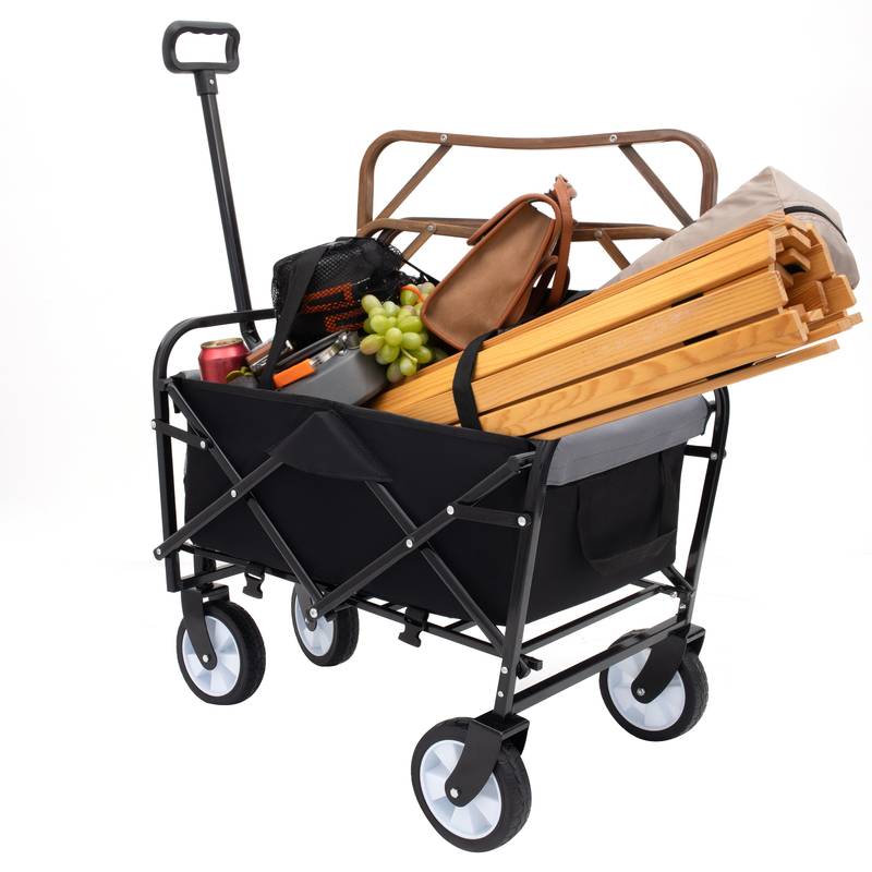 Versatile Collapsible Beach Cart with Liner Bags