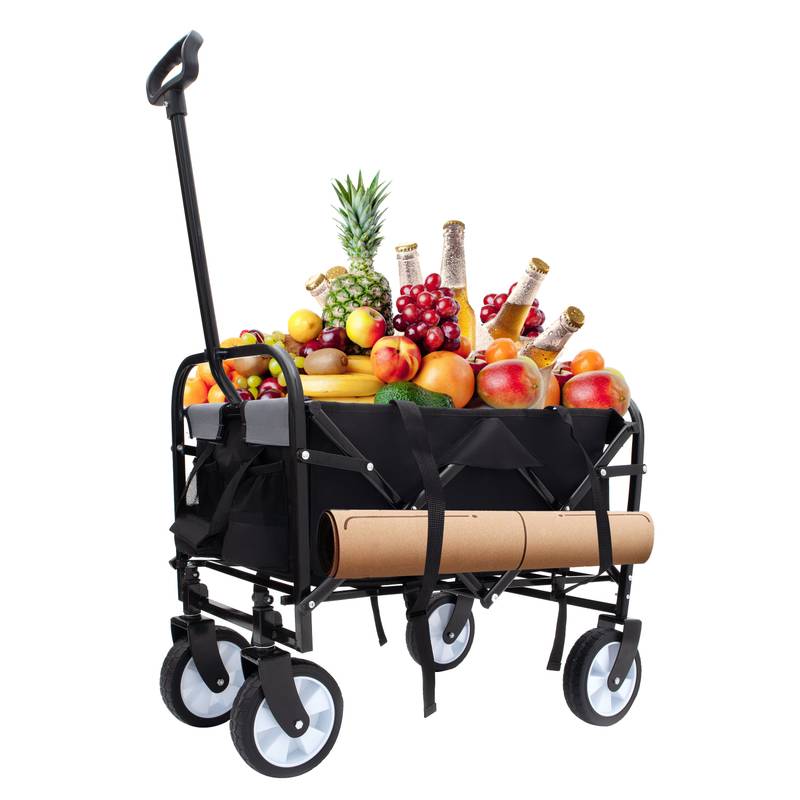 Versatile Collapsible Beach Cart with Liner Bags