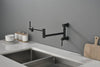 Brass Wall-Mounted Pot Filler Faucet