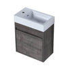 Elegant Wall-Mounted Vanity with Soft-Close Cabinet and Sleek Sink
