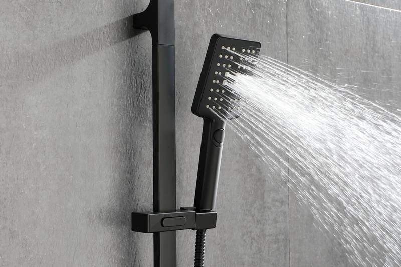 Eco-Friendly Handheld Shower with Adjustable Slide Bar