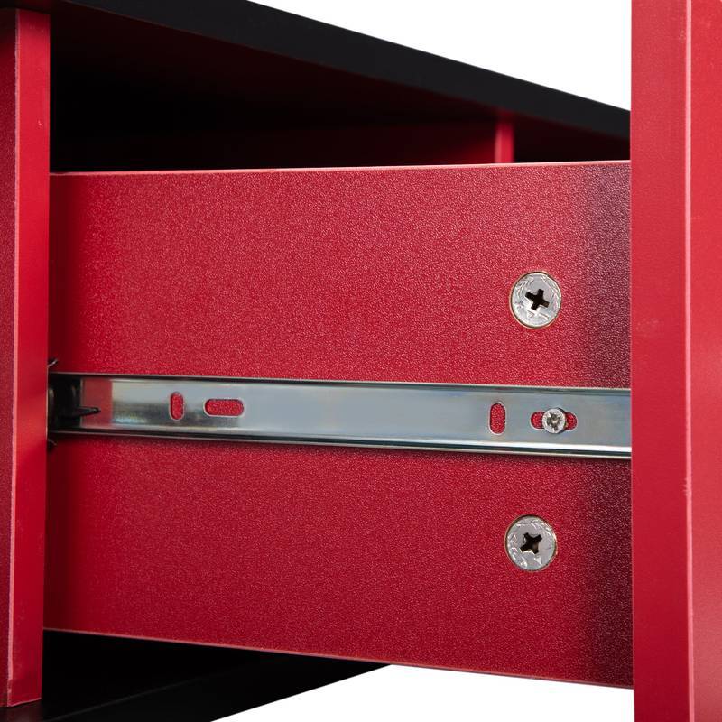 Chic Wall-Mounted Salon Station with Locking Drawers