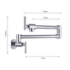 Space-Saving Kitchen Pot Filler Faucet