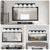 Sleek Black LED Vanity Light