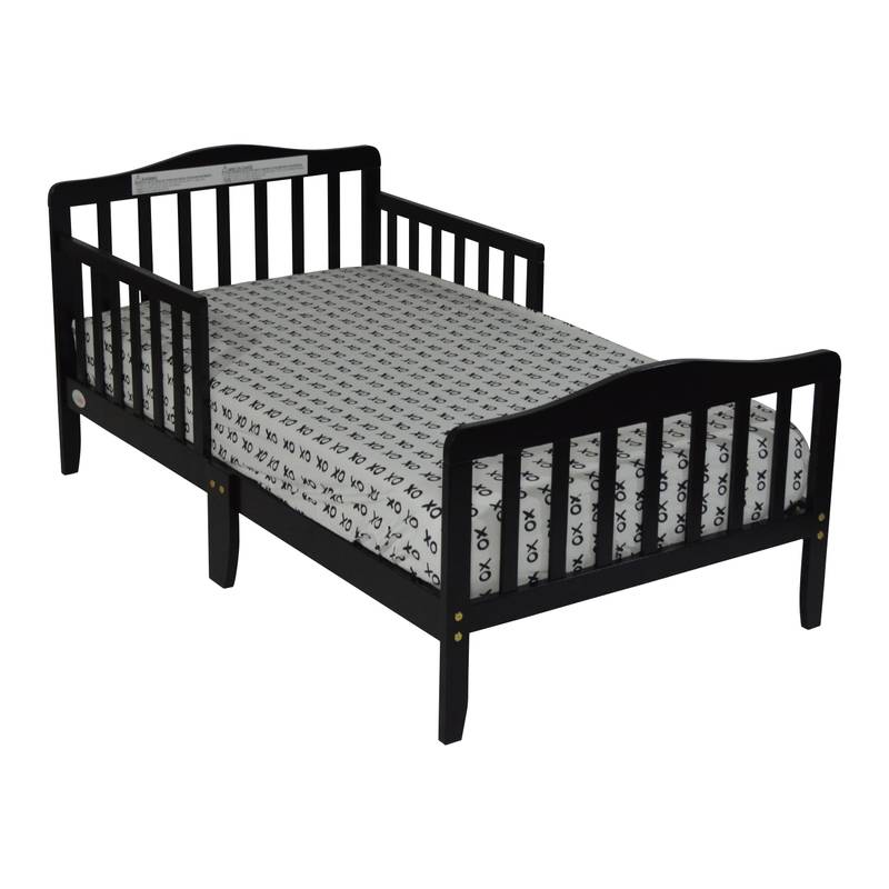 Cozy Black Toddler Bed