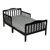 Cozy Black Toddler Bed