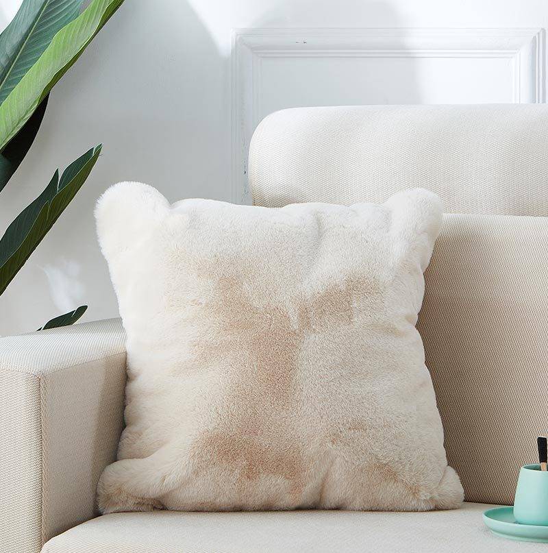 Chinchilla Dreams Faux Fur Pillow