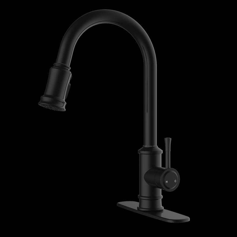 Versatile Pull-Down Kitchen Faucet with 3 Spray Modes