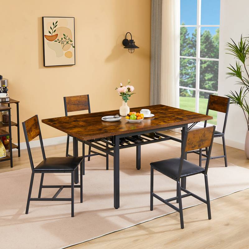 Rustic Charm Folding Dining Table