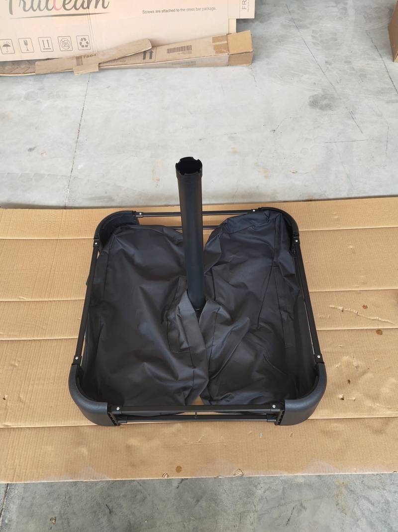 Vibrant Double-Sided Patio Umbrella with Base