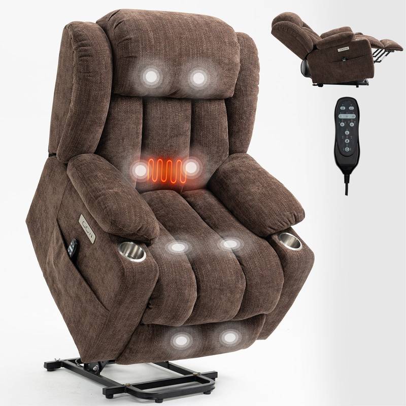 Cozy Lift Recliner with Vibration Massage and Heating