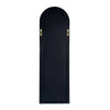 Chic Black Metal Arch Mirror