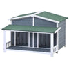 Cozy Cabin Dog House with Porch
