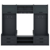 Chic Multi-Functional Hall Tree with Storage and Hooks
