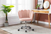 Chic Velvet Swivel Desk Chair