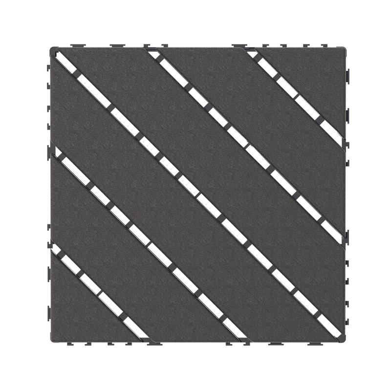 Waterproof Interlocking Deck Tiles – Grey Outdoor Flooring for Patios & Pools